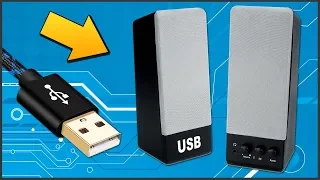 ✅ САМОДЕЛЬНЫЕ USB КОЛОНКИ 🔱 ЗВУК СВОИМИ РУКАМИ за 10 МИНУТ 🖐