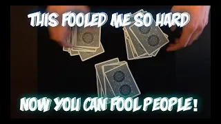 This Easy Card Trick Fooled Me. IMPOSSIBLE Card Trick Performance And Tutorial!
