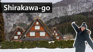 Shirakawa-go Village in Gifu, Japan | Winter Japan Vlog | 白川郷、岐阜
