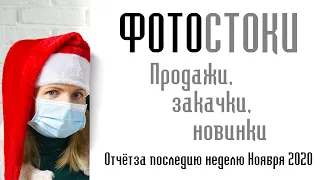 ФотоСтоки - отчёт о продажах за третью неделю Ноября. Портфель 6352 фотографии. СТОКИ 2020