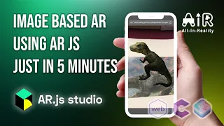 WebAR Image Tracking AR App in just 5 minutes without coding skills(New 2020 Way) | AR JS Studio