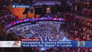 Philadelphia Orchestra performs "God Save the Queen" in London