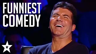 TOP 5 COMEDIANS on Britain's Got Talent! Try Not To Laugh! | Got Talent Global
