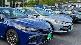 2024 Toyota Camry 8,000 and all other models discounted lots are full