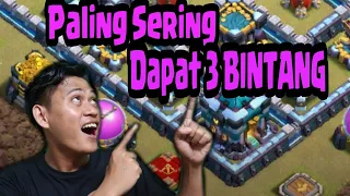 STRATEGY Yang Paling Sering Dapat 3 Bintang COC INDONESIA TH 13