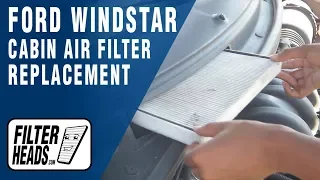 How to Replace Cabin Air Filter Ford Windstar