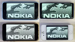 Nokia 3310 startup animation and tune in 15 mobile devices