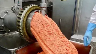 How Hamburger is made in factory? Incredible machines