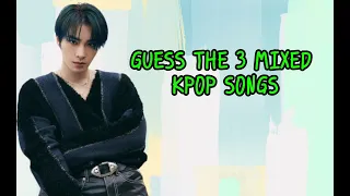 GUESS THE 3 MIXED KPOP SONG | KPOP QUIZ | (14 round)