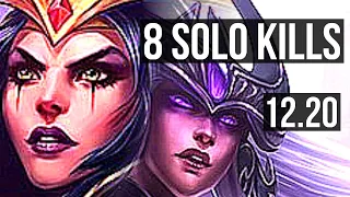 LEBLANC vs SYNDRA (MID) | 16/1/10, 8 solo kills, Legendary, Rank 6 LeBlanc | TR Grandmaster | 12.20