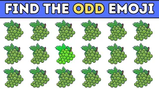 Find the Odd Emoji 🍇 | Emoji Quiz