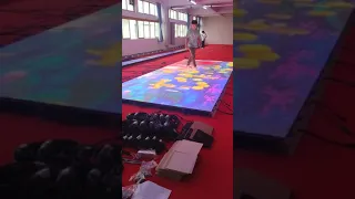 LED interactive floor