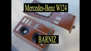 Mercedes Benz w124 - Intentamos hacer el varniz de madera reparacion