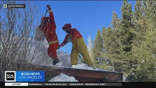 National Guard deploys "Rattlesnake" unit to help with snow clean up in San Bernardino mountains