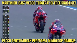Brutal! Martin Dilibas? FP1: Pecco Tercepat! Pecco Bagnaia ertahankan Performa di MotoGP Prancis