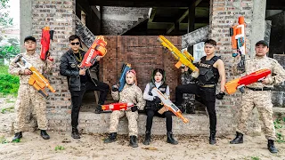 LTT Game Nerf War : Military Thriller Warriors SEAL X Nerf Guns Fight Mr Close Superhit War