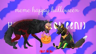 Wildcraft meme happy halloween || fake collab with @Roxie_Edgar || #halloweenWithRoxy