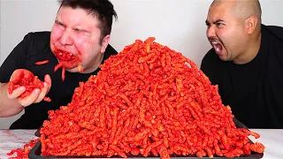 Matt Stonie's 10,000 Calorie FLAMIN' HOT CHEETOS Challenge