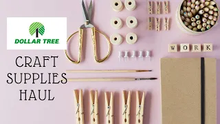 Craft Supplies at Dollar Tree | Save Money on Crafts | Craft Store Walkthrough and HAUL!