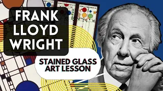 Frank Lloyd Wright's Light Screens  -  K-5 Art Lesson (Virtual Art & Sub Plan) #franklloydwright