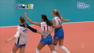 #CLVolleyW - Dinamo MOSCOW take thrilling 5th set against reigning champions VakifBank ISTANBUL