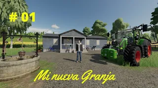 🚜Farming Simulator 22 🌾 #01 🌽 // comienzo mi granja desde cero // 🍇 FS22 Gameplay  Español 🚚