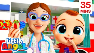 Lollipops and Ambulances! | Job and Career Songs | Little Angel Nursery Rhymes for Kids