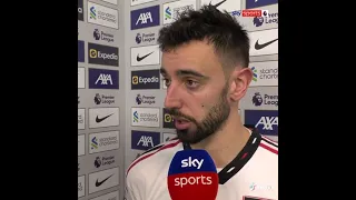Bruno Fernandes reaction to Liverpool vs Manchester united 7-0