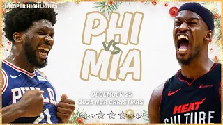 Philadelphia 76ers vs Miami Heat Full Game Highlights | Dec 25 | 2023-24 NBA Christmas