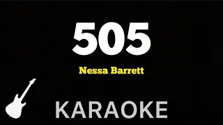 Nessa Barrett - 505 | Karaoke Guitar Instrumental