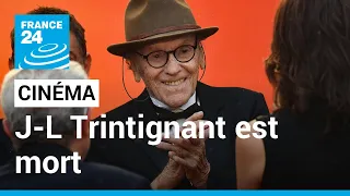 Cinéma : l'acteur Jean-Louis Trintignant s'éteint à 91 ans • FRANCE 24