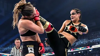WWE SUMMERSLAM 2023 Ronda Rousey vs. Shayna Baszler - MMA RULES MATCH