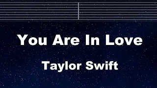 Practice Karaoke♬ You Are In Love - Taylor Swift 【With Guide Melody】 Instrumental, Lyric, BGM