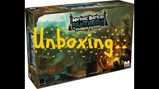 Mythic Battles Pantheon: Pandora's Box UnBoxing...