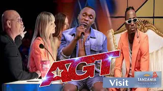 MTANZANIA AMERICAN GOT TALENT BONCENA AINGIA NA SIKOMI YA DIAMOND AWAPAGAWISHA MAJAJI NAO HAWA KOMI.