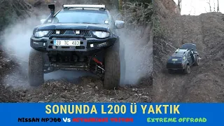 Nissan NAVARA vs Mitsubishi L200  OFF ROAD @TURKIYE / EN SONUNDA L200 leri YAKTIK