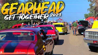 ENORMOUS CAR SHOW!!! The Gearhead Get Together 2023!! Hot Rods, Classic Cars, Rat Rods, Street Rods!