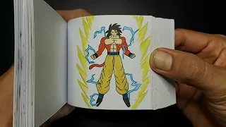 Super Saiyan 4 Flipbook | Son Goku Super Saiyan 4 Transformation