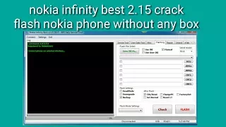 nokia infinity best 2.15 crack with all nokia driver ,flash any nokia phone without box