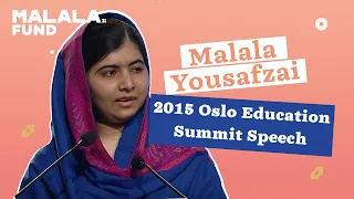 Malala Yousafzai Tells World Leaders at Oslo: Books, Not Bullets