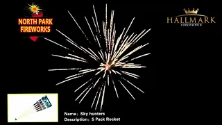 Hallmark - Sky Hunter 5 pack rockets @ NORTH PARK FIREWORKS