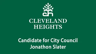 Jonathon Slater - Candidate for City Council Vacancy