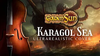 Set Sail! Through the Karagol Sea (Golden Sun) - Ultra-realistic cover