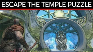 God Of War How To Escape The Temple Fast & Easy Way Light Of Alfheim Gameplay Walkthrough Get Out