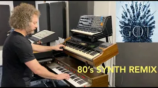 Game Of Thrones Theme Music - 80's Synth Remix Jam