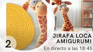 Jirafa grande amigurumi - animal amigurumi - jirafa loca tejida 1