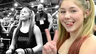 13 year old girl Benches 240lb RAW
