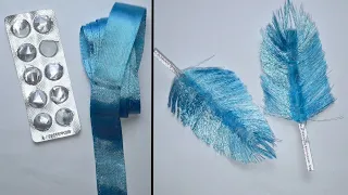 DIY Satin Ribbon Feathers | Easy way to make | Art and craft life