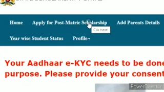 SSP Postmatric Scholarship EKyc Process | Online Help in Kannada