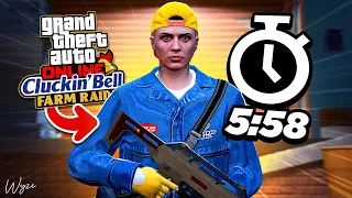 SPEEDRUN: COMPLETANDO o GOLPE AO CLUCKIN BELL em 5 MINUTOS!!! (GTA Online)